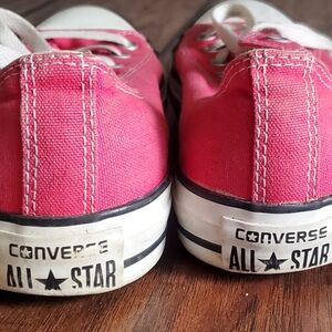 Converse All Star Low Top Pink and White Sneakers